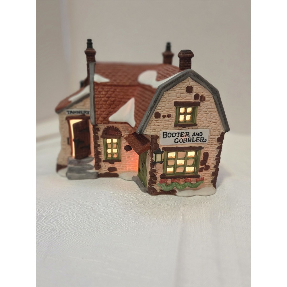 Department 56 Dickens Village Series " Booter And Cobbler" Vintage Christmas